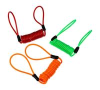 Fil Antivol de Disque D'alarme, Câble de Verrouillage Flexible | Plastique et Acier, Design Stable et Solide, Fonction de Rappel, pour Moto et Vélo Couleur Aléatoire