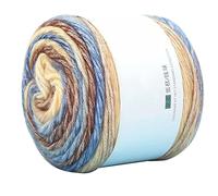 fil arc-en-ciel doux, 100g Fil de Laine tissés à la Main Multicolore au Crochet en Laine mélangée à Tricoter pelotes de laine à tricoter rouleau de fil à tricoter en coton dégradé -240m