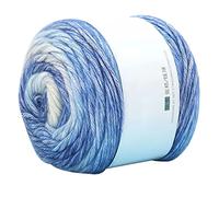 fil arc-en-ciel doux, 100g Fil de Laine tissés à la Main Multicolore au Crochet en Laine mélangée à Tricoter pelotes de laine à tricoter rouleau de fil à tricoter en coton dégradé -240m