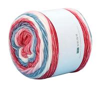 fil arc-en-ciel doux, 100g Fil de Laine tissés à la Main Multicolore au Crochet en Laine mélangée à Tricoter pelotes de laine à tricoter rouleau de fil à tricoter en coton dégradé -240m