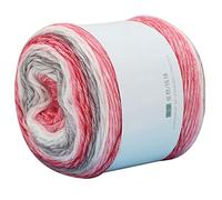 fil arc-en-ciel doux, 100g Fil de Laine tissés à la Main Multicolore au Crochet en Laine mélangée à Tricoter pelotes de laine à tricoter rouleau de fil à tricoter en coton dégradé -240m