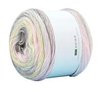 fil arc-en-ciel doux, 100g Fil de Laine tissés à la Main Multicolore au Crochet en Laine mélangée à Tricoter pelotes de laine à tricoter rouleau de fil à tricoter en coton dégradé -240m