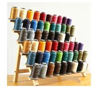 Fil artisanal rond en Polyester ciré, 1 ensemble de 20 pièces, ligne de couture à la main, outils de bricolage, cordon de travail(20 colors-0.45mm)