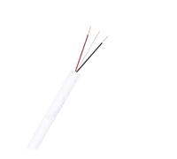 Fil Audio Électrique 10-30m, 2 Ou 3 Cœurs, Câble D'extension USB 28 26 24 22 20 18awg 12V, Flexible for Voiture Et Automobile, for Lumière Sp Akers(3 Core-White,20M 16 AWG)