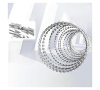 Fil barbelé à double spirale, galvanisé pour plus de sécurité, parfait pour la cour, la ferme, le jardin et l'usine - Solution de clôture