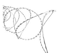 Fil barbelé Concertina en acier galvanisé Rasoir NATO BTO-22 150 m