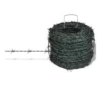 Fil barbelé Vert Rouleau de 100 m