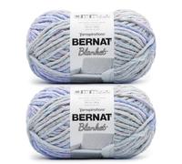 Fil Bernat pour couverture Lot de 2 pelotes de fil 100% polyester de 200 m