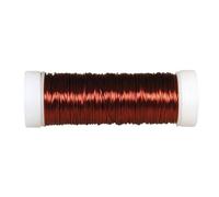 Rayher Fil de fer – Fil bijoux à crocheter ø 0,30 mm 50 m Marron