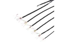 Fil blindé 1M PTFE 0,5-0,75 mm (20-18AWG) 1-6 conducteurs en cuivre étamé OFC avec isolation PTFE(Sq0.5mm x 1Core)