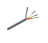 Fil blindé UL2547 2 3 4 cœurs, 10/20m, 30 28 26 24 22 20 18 16awg, câble de Signal, fils Audio de contrôle en cuivre PVC for écouteurs(30AWG Grey,10m 3 cores)