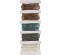 Rayher 53587701 fil métallique Stitch & Knot, 5 couleurs 10 m dans sous blister,