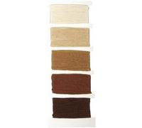 Fil bracelet brésilien - 5 coul. - Tons bruns Marron