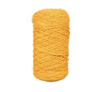 Fil Braidy Recycling, Tressé, Ø2mm, Jaune Miel, (Pelote 250g), Pelote 250m