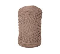 Fil Braidy Recycling, Tressé, Ø2mm, Taupe, (Pelote 250g), Pelote 250m
