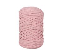 Fil Braidy Recycling, Tressé, Ø4mm, Rose Poudre, (Pelote 250g), Pelote 65m