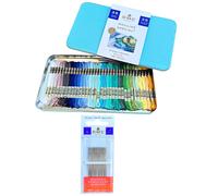 Fil broder DMC Scenic Tin Collection 35 couleurs Assortiment de fils broder en coton DMC avec aiguilles main