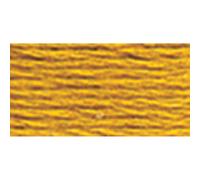 Fil broder six brins en coton moulin DMC 117-3852, paille tr s fonc e, 8,7 m