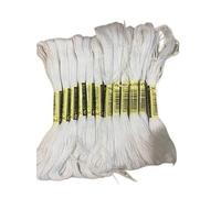 Fil Broderie 8 pièces/ensemble blanc ancre croix aiguille coton fil à broder écheveaux couture artisanat broderie