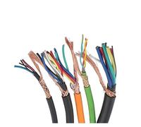 Fil, câble blindé multiconducteur, Câble blindé en fil de cuivre résistant à la flexion, 2 5 conducteurs, PVC flexible, 1 mètre, plusieurs types(Spindle 3x1.5)
