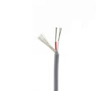 Fil, câble blindé multiconducteur, Câble multiconducteur blindé for casque de signal, 10 m, UL2547, PVC, cuivre étamé, 2 à 4 conducteurs, calibre 18-30 AWG(18 Awg,2 Cores)