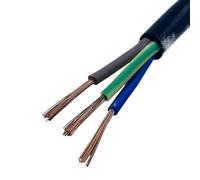 fil, Câble électrique en cuivre de 1 mètre, 2/3/4/5 conducteurs, 0,75/1,0/1,5/2,5/4/6 mm, câble PVC à gaine souple(13AWG 2.5MM,3 cores)