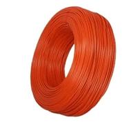 Fil chauffant flexible Câble chauffant en cuivre étamé et silicone for résistance chauffante domestique, câble de contrôle température 2/5/10 m, 1 pièce(Red,2M*22)