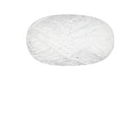 Fil Chenille 100g/ball Chenille Velvet Yarn Knitting Thick Warm Crochet Knitting Fluffy Yarns For DIY Blanket Bag Hat Scarve Clothe Gloves(White)