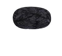 Fil Chenille 100g/ball Chenille Velvet Yarn Knitting Thick Warm Crochet Knitting Fluffy Yarns For DIY Blanket Bag Hat Scarve Clothe Gloves(Black)