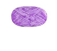 Fil Chenille 100g/ball Chenille Velvet Yarn Knitting Thick Warm Crochet Knitting Fluffy Yarns For DIY Blanket Bag Hat Scarve Clothe Gloves(Purple)