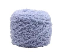 Fil Chenille 1Pc 100g Velvet Chenille Yarn For Hand Knitting Super Soft Crochet Yarn DIY Line Blanket Sweater Bag Shoes Toy 3 Strand Threads(Color11)