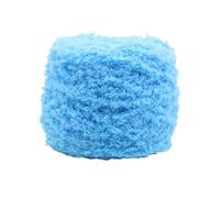 Fil Chenille 1Pc 100g Velvet Chenille Yarn For Hand Knitting Super Soft Crochet Yarn DIY Line Blanket Sweater Bag Shoes Toy 3 Strand Threads(Yellow)