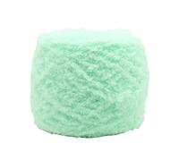 Fil Chenille 1Pc 100g Velvet Chenille Yarn For Hand Knitting Super Soft Crochet Yarn DIY Line Blanket Sweater Bag Shoes Toy 3 Strand Threads(Silver)