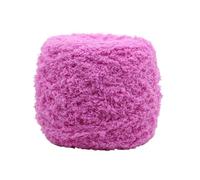 Fil Chenille 1Pc 100g Velvet Chenille Yarn For Hand Knitting Super Soft Crochet Yarn DIY Line Blanket Sweater Bag Shoes Toy 3 Strand Threads(WHITE)