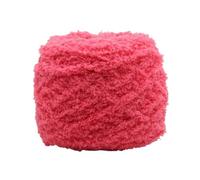 Fil Chenille 1Pc 100g Velvet Chenille Yarn For Hand Knitting Super Soft Crochet Yarn DIY Line Blanket Sweater Bag Shoes Toy 3 Strand Threads(Beige)