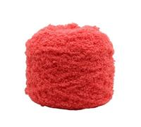 Fil Chenille 1Pc 100g Velvet Chenille Yarn For Hand Knitting Super Soft Crochet Yarn DIY Line Blanket Sweater Bag Shoes Toy 3 Strand Threads(Pink)