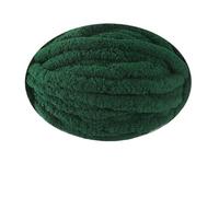 Fil Chenille 1Pc 250g Chunky Yarns For Knitting And Crochet Blanket Cushion Multicolor Chenille Thick Line Soft Warm Crochet Yarn Scarf Line(Blackish-green)
