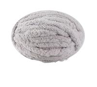 Fil Chenille 1Pc 250g Chunky Yarns For Knitting And Crochet Blanket Cushion Multicolor Chenille Thick Line Soft Warm Crochet Yarn Scarf Line(Light-gray)