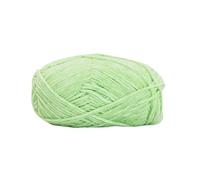 Fil Chenille 1Pc 40g Chenille Yarn For Knitting Thin Velvet Crochet Yarn Hand Knit Thread For Sweater Blanket Scarf Crochet Dolls Shoes Lines(Dark green)