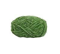 Fil Chenille 1Pc 40g Chenille Yarn For Knitting Thin Velvet Crochet Yarn Hand Knit Thread For Sweater Blanket Scarf Crochet Dolls Shoes Lines(Dark blue)