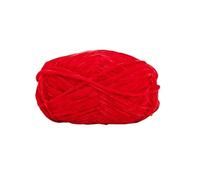 Fil Chenille 1Pc 40g Chenille Yarn For Knitting Thin Velvet Crochet Yarn Hand Knit Thread For Sweater Blanket Scarf Crochet Dolls Shoes Lines(Deep Green)