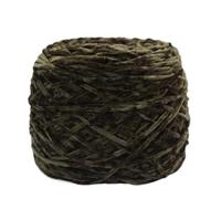 Fil Chenille 240g Chunky Chenille Yarn Ball For Hand Knitting Dolls Scarf Sweater Slippers Diy Golden Velour Crochet Thread Glossy Soft Warm(Green 37)