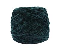 Fil Chenille 240g Chunky Chenille Yarn Ball For Hand Knitting Dolls Scarf Sweater Slippers Diy Golden Velour Crochet Thread Glossy Soft Warm(Dark Green 17)