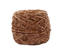 Fil Chenille 240g Chunky Chenille Yarn Ball For Hand Knitting Dolls Scarf Sweater Slippers Diy Golden Velour Crochet Thread Glossy Soft Warm(Coffee 22)