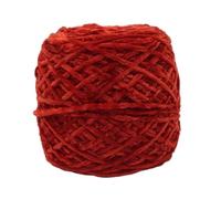 Fil Chenille 240g Chunky Chenille Yarn Ball For Hand Knitting Dolls Scarf Sweater Slippers Diy Golden Velour Crochet Thread Glossy Soft Warm(Caramel 15)