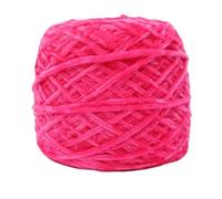 Fil Chenille 240g Chunky Chenille Yarn Ball For Hand Knitting Dolls Scarf Sweater Slippers Diy Golden Velour Crochet Thread Glossy Soft Warm(Rose Red 08)