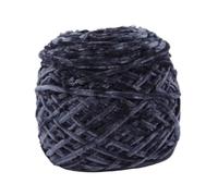 Fil Chenille 240g Chunky Chenille Yarn Ball For Hand Knitting Dolls Scarf Sweater Slippers Diy Golden Velour Crochet Thread Glossy Soft Warm(Dark Grey 23)