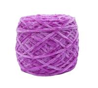 Fil Chenille 240g Chunky Chenille Yarn Ball For Hand Knitting Dolls Scarf Sweater Slippers Diy Golden Velour Crochet Thread Glossy Soft Warm(Light purple 05)