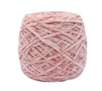Fil Chenille 240g Chunky Chenille Yarn Ball For Hand Knitting Dolls Scarf Sweater Slippers Diy Golden Velour Crochet Thread Glossy Soft Warm(Skin pink 32)
