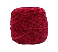 Fil Chenille 240g/pcs Chunky Chenille Yarn For Hand Knitting Shoes Hats Pillowcases Scarf Plain Crochet Glossy Puffy Warm Comfortable Winter(21 burgundy is dark)